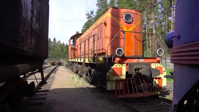 Путешествие на базу запаса поездов в п. Лебяжьем